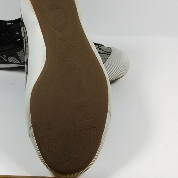 COACH women's zorra gray/black sneakers - Picture 7 of 8